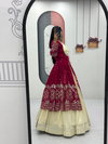 PC 556 Shimmer Lehenga With Blouse And Shrug Exporters In India